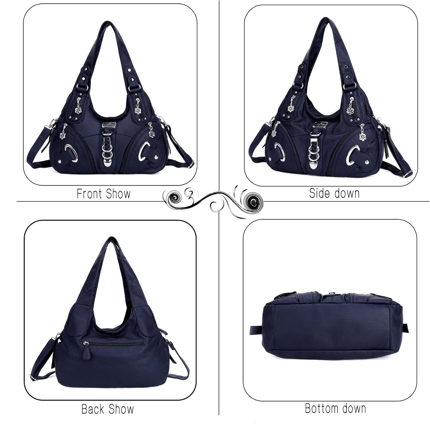 Angelkiss Hobo Purses and Handbags for Women Satchel Handbag Women Purses Large Daily Shoulder Bags | Purses, Handbags, Handbag, Women Purses, Large, Daily