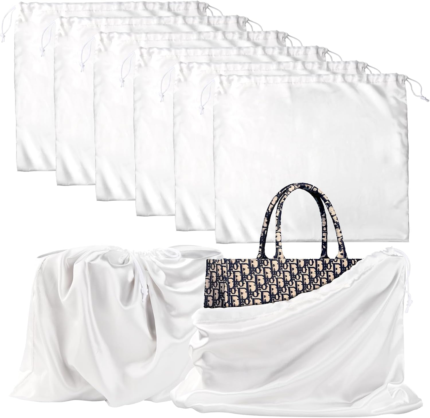 6 Pack Purse Dust Bags Handbags Storage for Shoes Boots Bags Storage