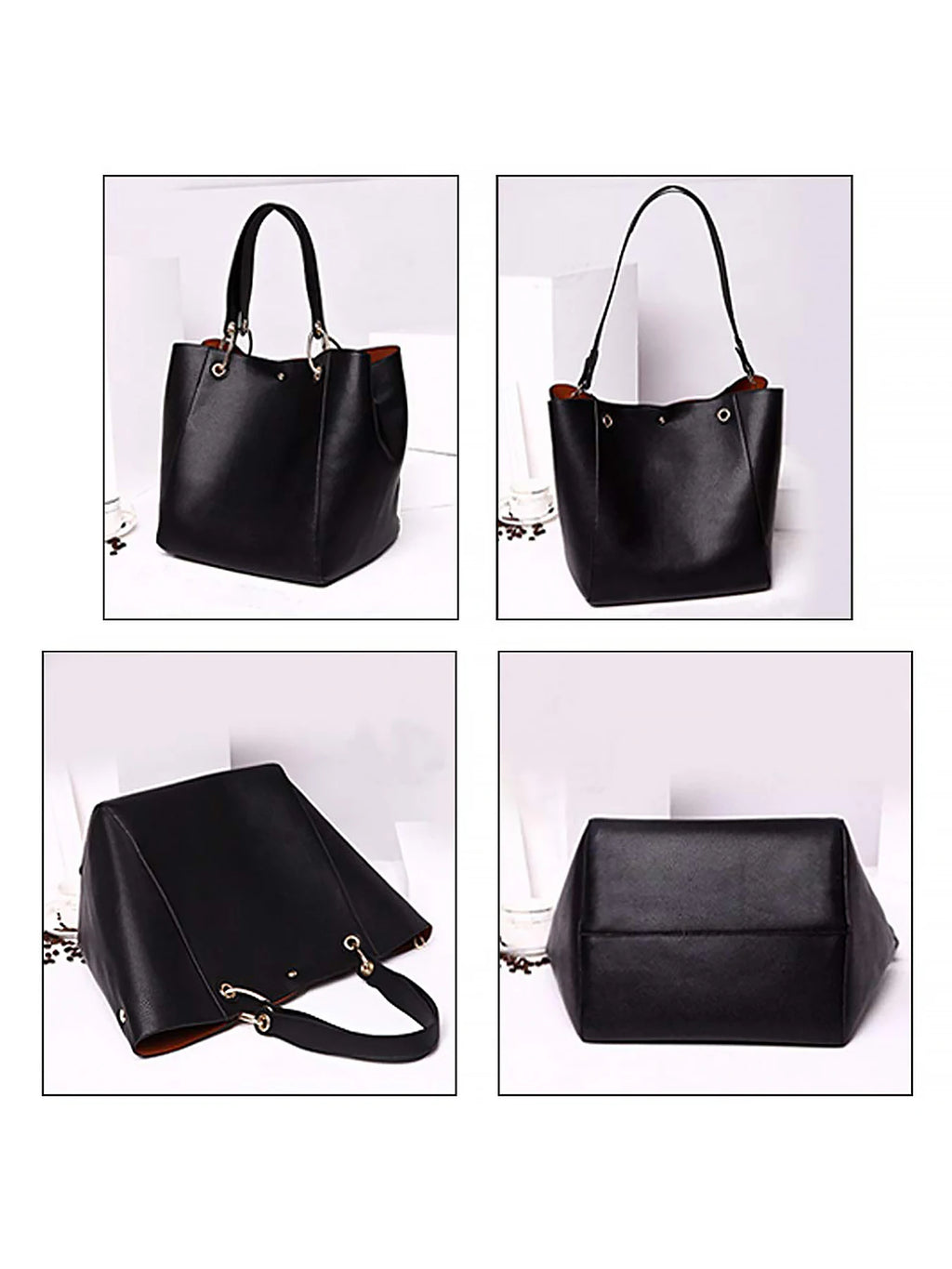 Pahajim Handbags for Women Large Tote Bag PU Leather Waterproof Handbags Shoulder Bag Womens Top Handle Bag for Work Shopping Ba