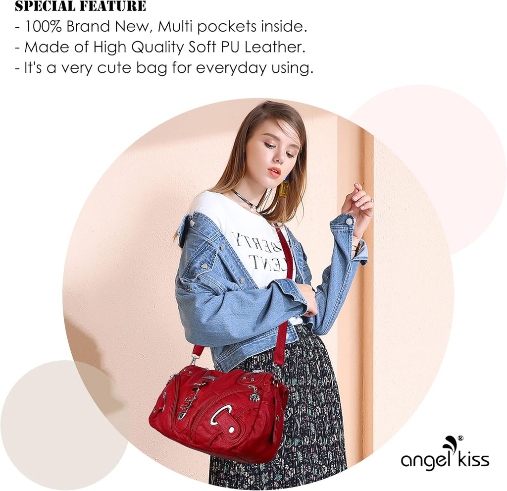Angelkiss Hobo Purses and Handbags for Women Satchel Handbag Women Purses Large Daily Shoulder Bags | Purses, Handbags, Handbag, Women Purses, Large, Daily