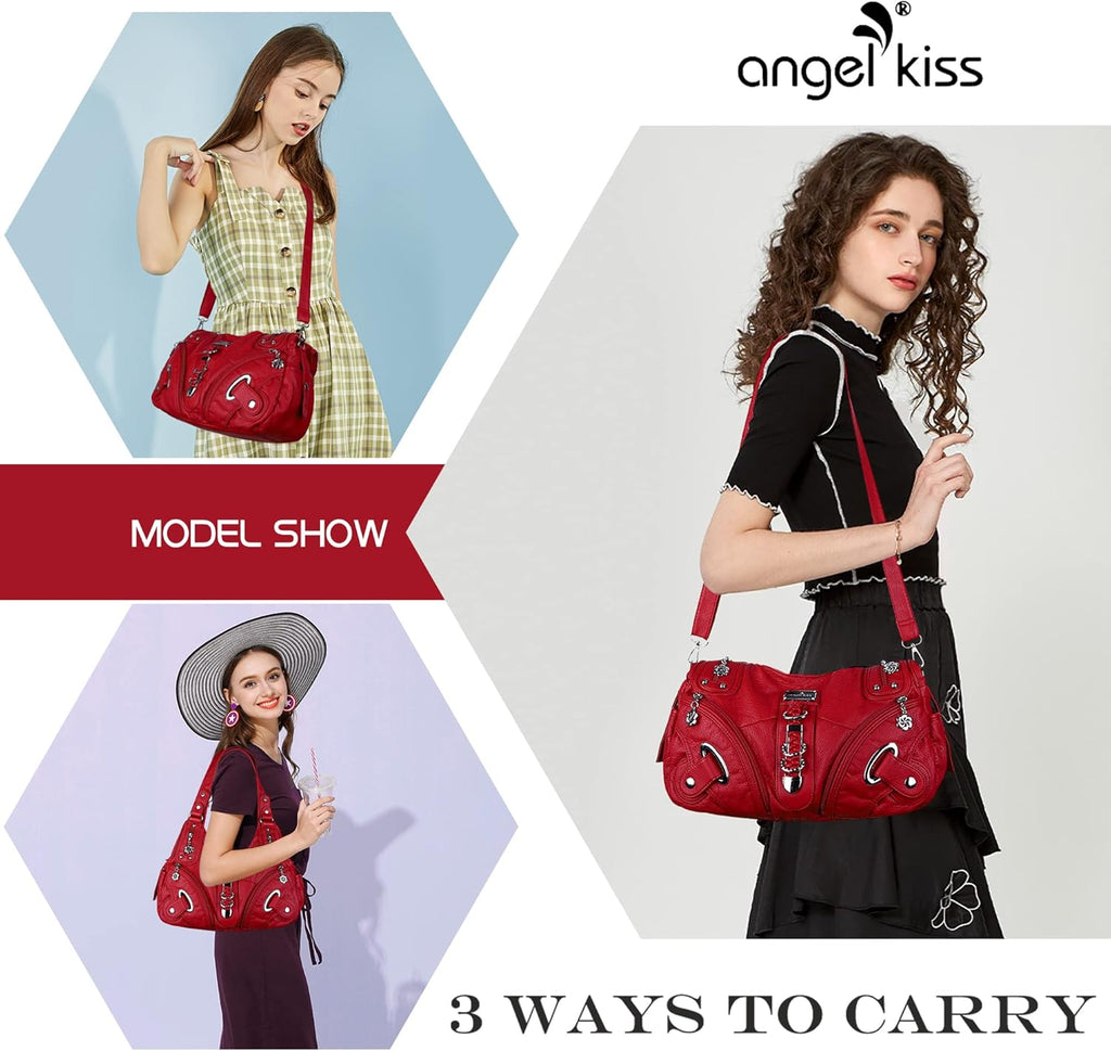 Angelkiss Hobo Purses and Handbags for Women Satchel Handbag Women Purses Large Daily Shoulder Bags | Purses, Handbags, Handbag, Women Purses, Large, Daily