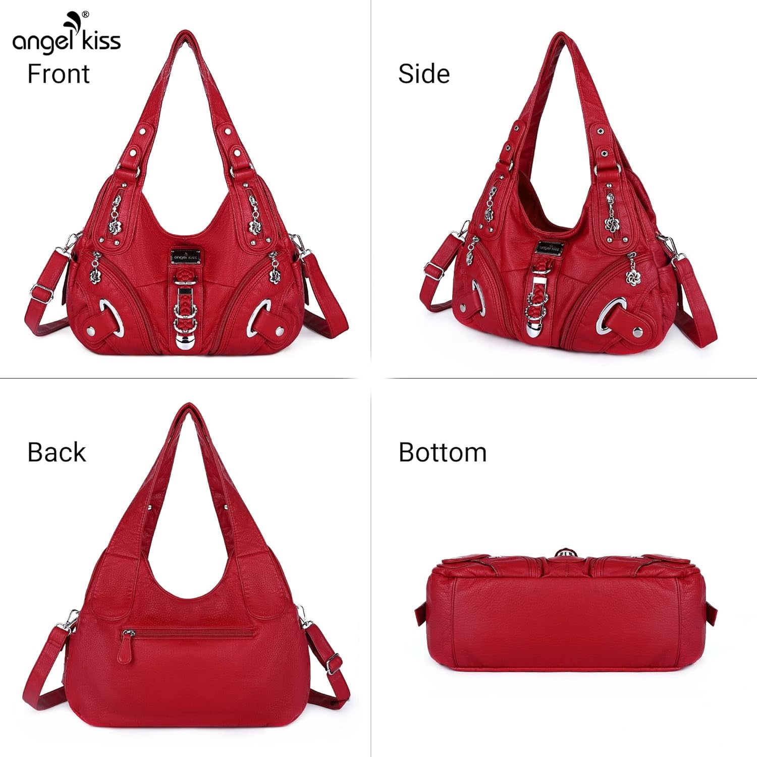 Angelkiss Hobo Purses and Handbags for Women Satchel Handbag Women Purses Large Daily Shoulder Bags | Purses, Handbags, Handbag, Women Purses, Large, Daily